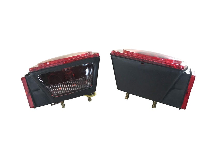 MAXXHAUL 70094 12V Incandescent Trailer Light Kit | Stop, Tail, Brake, Turn Lights | License Plate Light Included | Stud-Mount Design | DOT Compliant | Fits Utility, Cargo, Camper, RV, Truck Trailers - Image 5